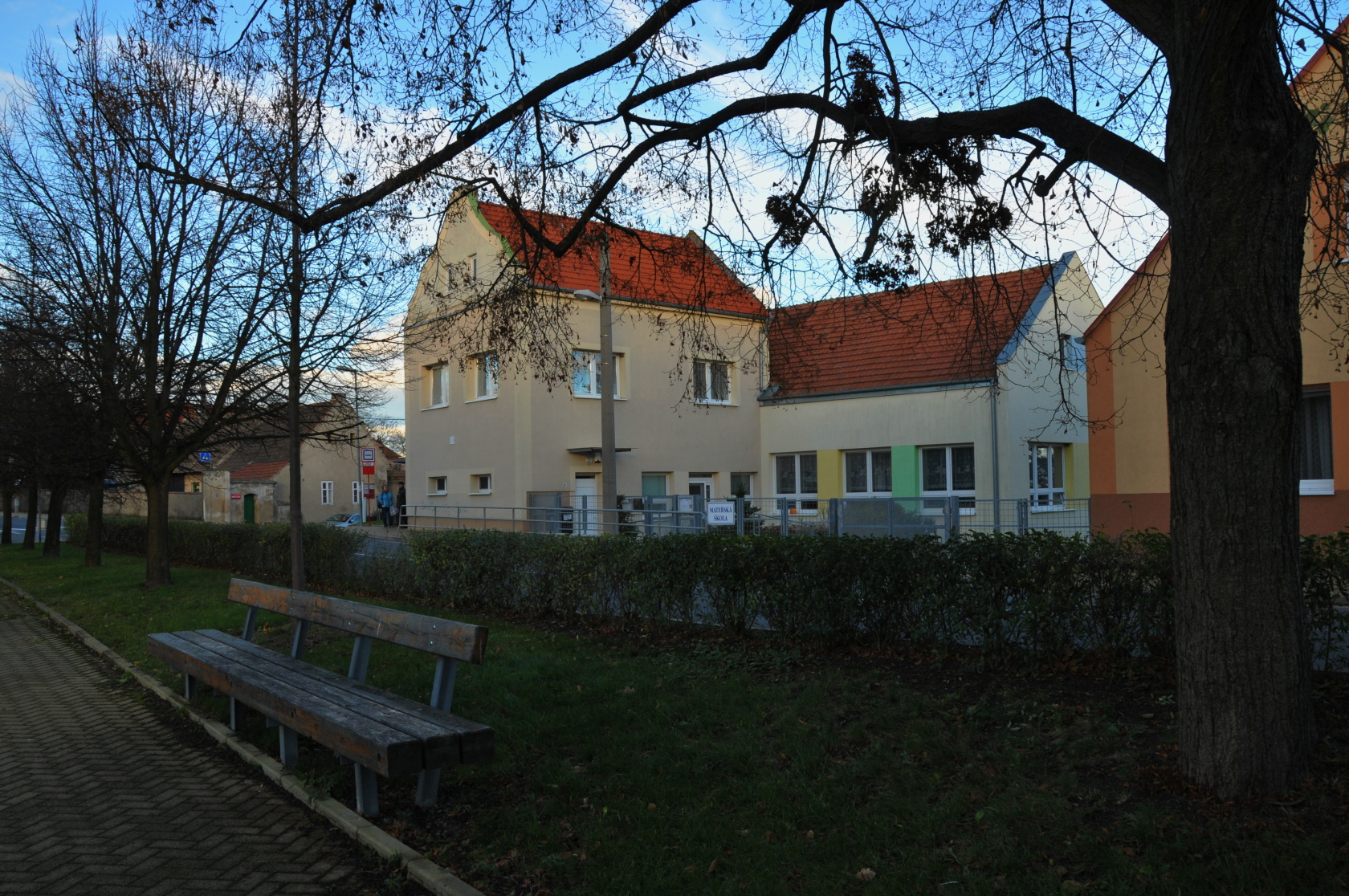 Pohled na zrekonstruovanou mateřskou školu