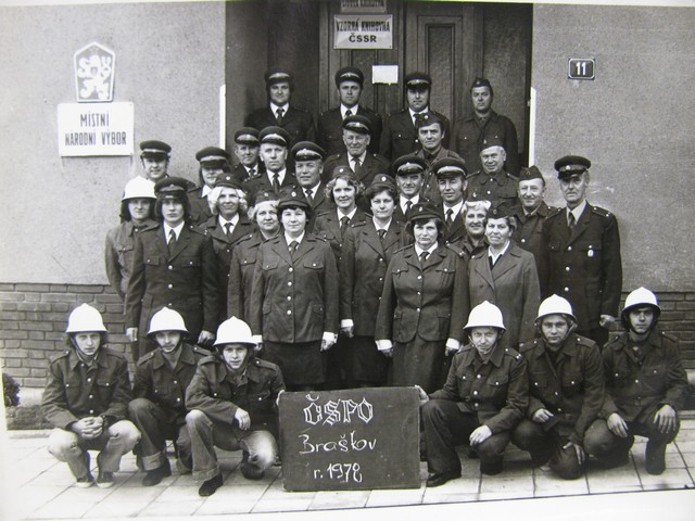 Členové SDH v roce 1978